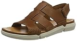 Clarks Trisand Bay, Sandalias de Talón Abierto Hombre, Marrón (Tan Leather), 42.5 EU