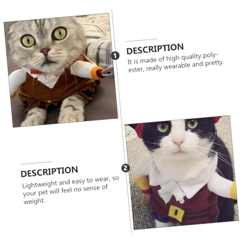 Disfraz Pirata para Perro Halloween Talla S miniatura 6