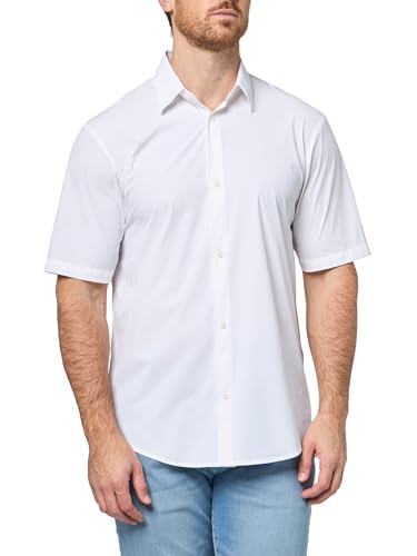 Armani Exchange Essential, Short Sleeve Comfort Fit Camiseta, Blanco Sucio, XL Hombre, Blanco Sucio, XL