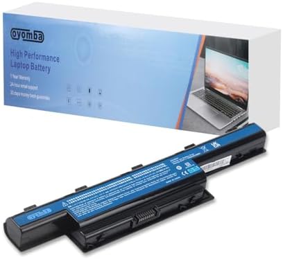 Batteria Sostitutiva 11.1V 5200mAh AL12B32 Per Notebook ACER, Compatibile Con Aspire V5, Chromebook C710 E One 725 (6 Celle, 58Wh)