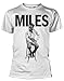 XIAOLING Camiseta Miles Davis Sat On A Taburete Schwarz Herren, Color08, XL