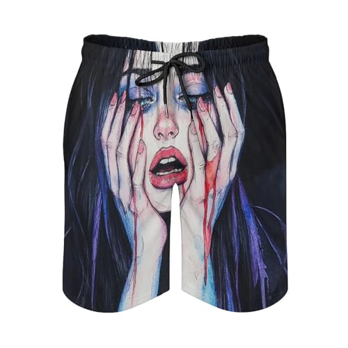 Novelty Swim Trunks with Pockets, Quick Dry Board Shorts for Men, Breathable Bathing Suits for Swimming3