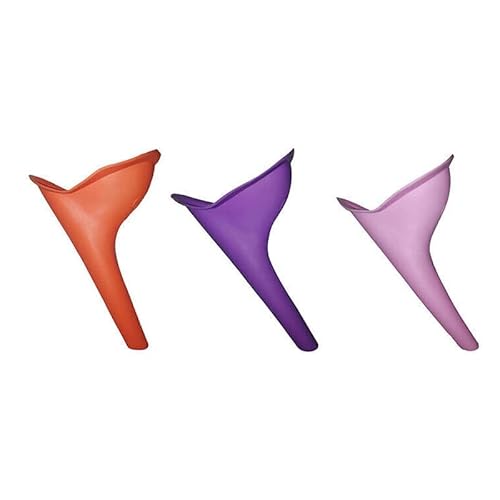 AIMALL 3X Urinal for Women，Portable Camping Female Her She Urinal Funnel Ladies Woman Urine for Camping Travel Hiking Gear