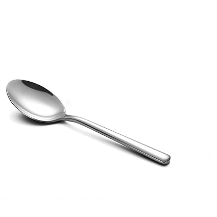 Enwinner Serving Spoons Buffet Colander Stainless Steel Banquet Set (red)