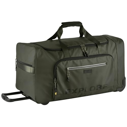 Sac de voyage explore camel active kaki trolley grand volume souple bagage
