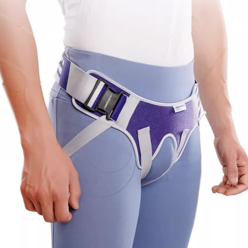 Faja para Hernia con 4 Almohadillas Ajustables, Cerradura de Hebilla