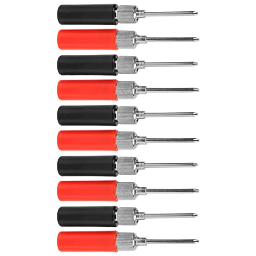 Aramox Broches de Sonde de Fil de Test Aiguille de Sonde de Test en Laiton é ABS 30VAC 60VDC 24A 2mm sans…