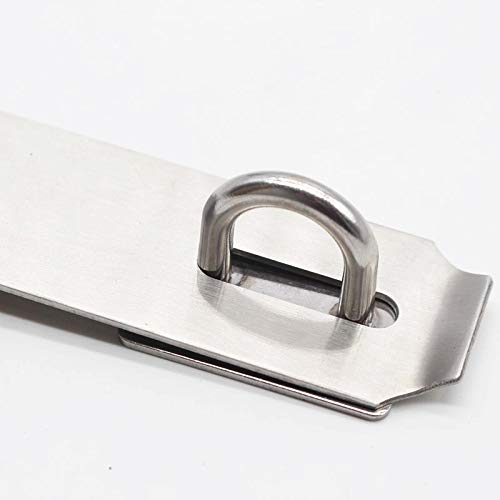 Buy Stainless Steel Padlock Hasp Staple Safety Door Bolt Latches Furniture Door Buckle Drawer