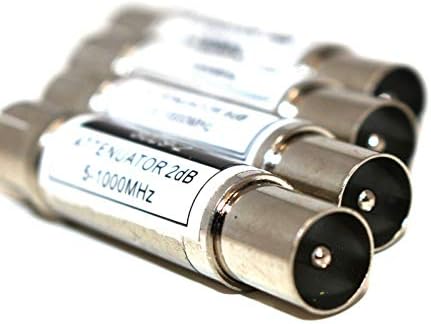 IEC Attenuators Kit 1 x Piece Each 2dB 6dB 10dB 15dB in Line Metal Connectors