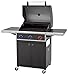 Produktbild tepro Gasgrill Keansburg 3 mit 3 Edelstahl-Brennern inkl. 1 POWERZONE, emailierten Guss-Grillrosten, doppelwandigem, pulverbeschichtetem Deckel und abklappbaren Seitenablagen, Maße 128 x 63 x 114 cm
