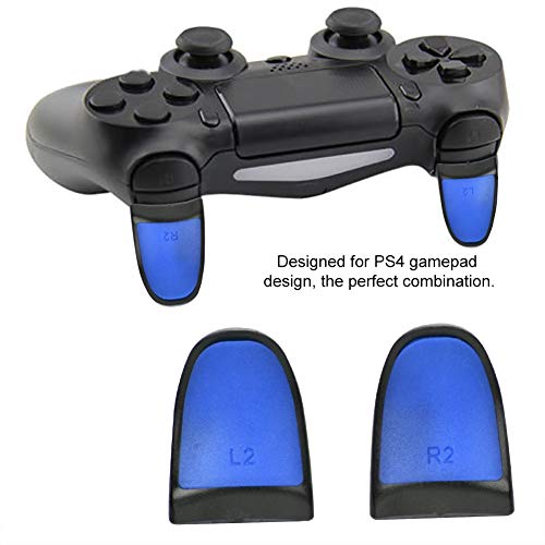 Extensão de Joystick Mugast, botão de disparo estendido L2 R2 para PS4, alongamento antiderrapante,