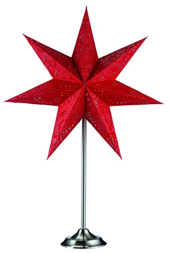 Preisvergleich Produktbild Markslöjd Weihnachtsstern, Metall, E14, rot, 45 x 0 x 64 cm