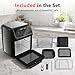 Simple Deluxe 10-in-1 Air Fryer Oven 12.6 Qt, Digital Preset Airfryer with Visible Window, Nonstick and Dishwasher-Safe Basket, Air Fry, Roast, Bake, Dehydrate, Fries, 1700W, Gary