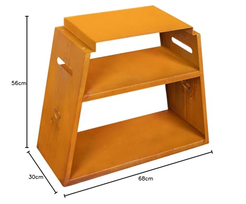 White Fire Urban Grillplatte aus Cortenstahl, 68 x 30 x 56 cm