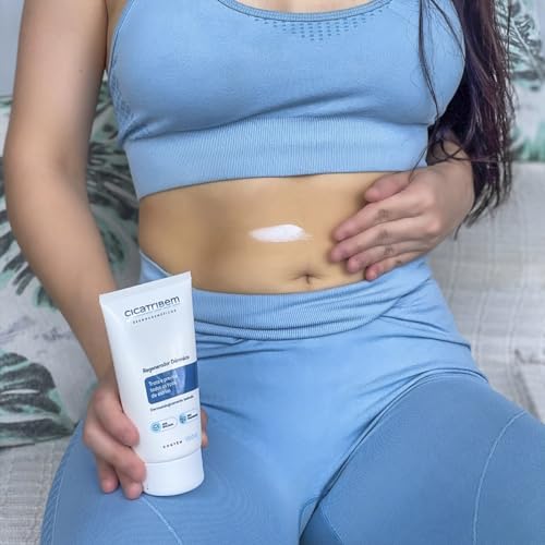 Creme para Estrias Cicatribem 150g - Creme Corporal Previne Estrias e Hidrata com 96% de Eficácia