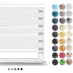 Estores Para Cocina Sin Taladrar Zero Home - Estores Enrollables de Noche y Dia, sin Taladrar I Ancho: 30-150 cm I Alto: 120-220 cm I 27 Colores I Fabricado UE I Encargue su Ventana a Medida