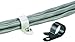 Panduit CCS25-S10-C Fixed Diameter Cable Clamp, Nylon 6.6, Natural, #10 Screw Mounting Method, 0.41" Bundle Offset, 0.25" Max Bundle Diameter, 0.37" Width (Pack of 100)