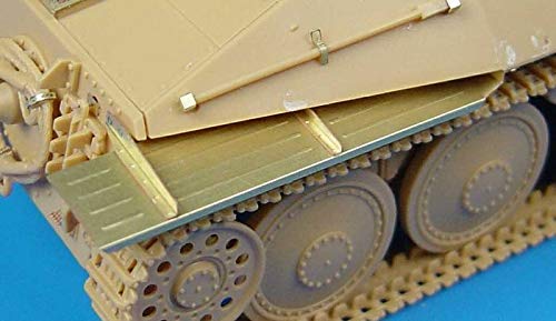 Jeu de garde-boue Hetzer 1/35 Howler HLU35034 en métal détaillé WWII