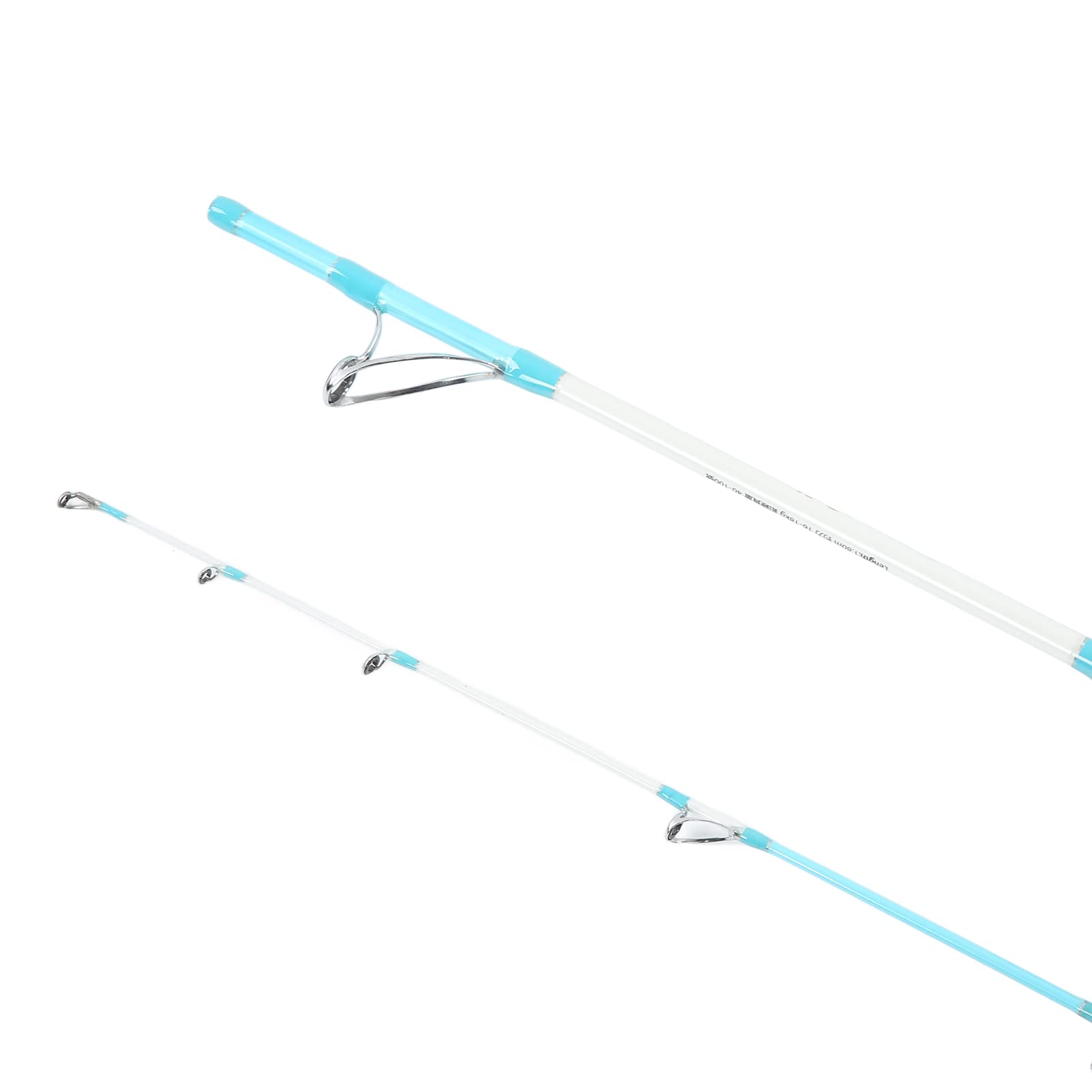 Bediffer Canna da Pesca Telescopica 2 Pezzi in Fibra di Carbonio Portatile per la Pesca in Mare Aperto