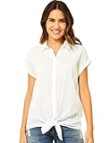 Cecil Damen B343274 Baumwollbluse, Vanilla White, XXL