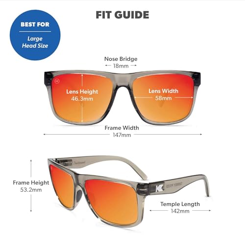 Image of Knockaround Large Polarized Sunglasses for Men & Women - UV400 Protection