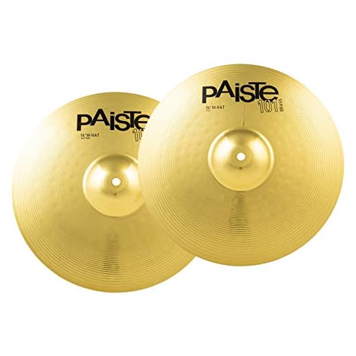 Paiste 14 inch 101 Brass Hi-hat Cymbals