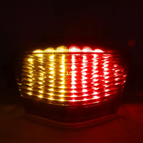 Luz de seta de freio traseiro com pisca-pisca integrada de LED para KAWASAKI Ninja 650R EX650 ER-6N