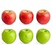 Juvale Artificial Apples Set - Lifelike Foam Apples for Crafts & Displays - 6-Pack, 2.7