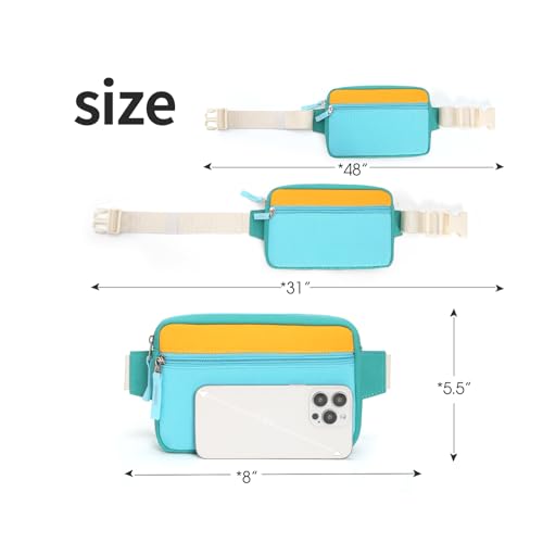Image of Fanny Pack Birthday Gifts for Teen Girls 7-13, Kids Crossbody Belt Bag | Back to School Gifts, Cute Preppy Girl Fashion Accessories with Adjustable Strap, Trendy Stuff for Travel & Dorm Essentials