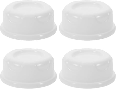 4pcs Bottle Accessories Pp Milk Bottle Caps for Feeding Storage Travel Wide Opening Leak Screw Caps Compatible for Berik
