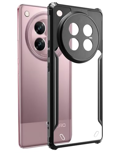 Image of SPAZY CASE Infinix Zero 40 5G Back Cover | Transparent Crystal Clear Hard PC Back Case with TPU Bumper, Drop Protection Case Cover for Infinix Zero 40 5G