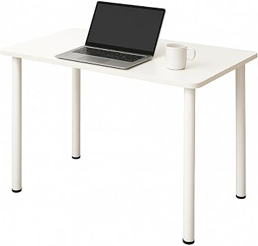 N&S SZ08 Computer Desk, Simple, Work Desk, Study Desk, Easy Assembly, Space Saving, Work Bench, Table, Living Alone, Home Work, 31.5 x 15.7 inches 80 x 40 cm, White