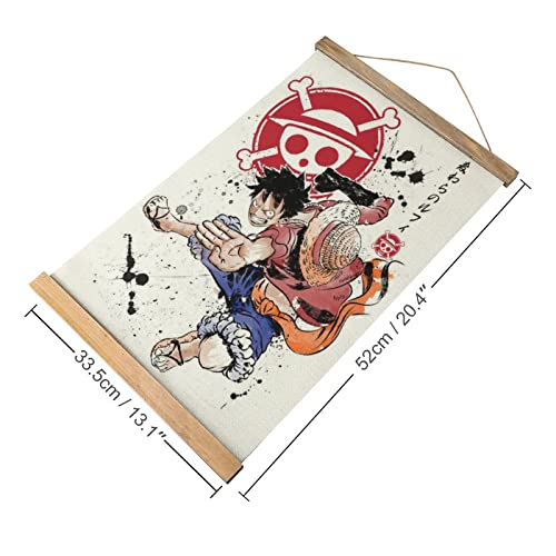 Mchcos Anime Scroll Poster Anime Room Decor Canvas Wall Art For Bedroom Decor 13X20In #TOP27