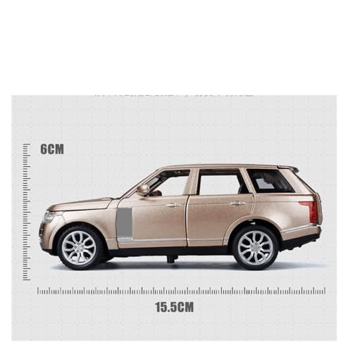 Modelo a escala 1:32 Land Rover Range Rover rosa miniatura 2