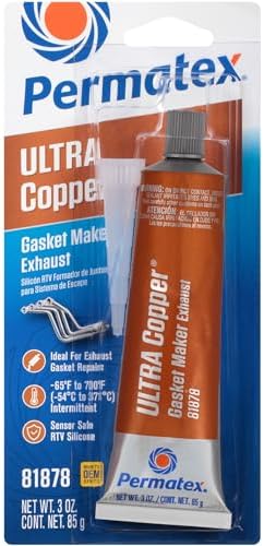 Permatex 81878 Ultra Copper Maximum Temperature RTV Silicone Gasket Maker, 3 oz. Tube image 4