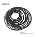 20Pcs Recorder Rubber Belts 1.5mm Round Cassette Recorder Repair Maintenance Belt Video Accessories Cassette Belt Replacement Round