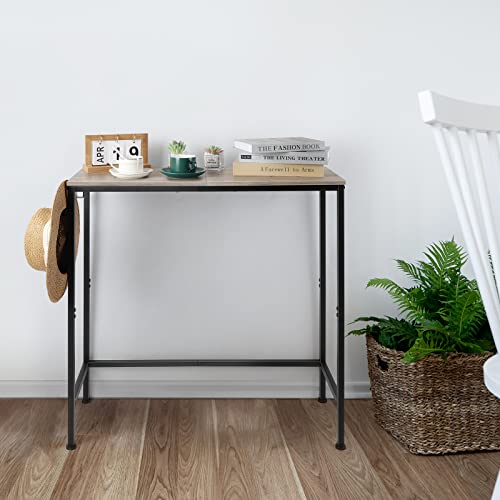 Narrow Console Table Small Entryway Table Behind Couch Table Skinny Narrow Sofa Table Farmhouse Hallway Table For Entryway Living Room Foyer Bedroom Corridor Office Grey #TOP4