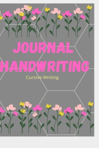 Handwriting Journal: Handwriting Cursive Writing Journal