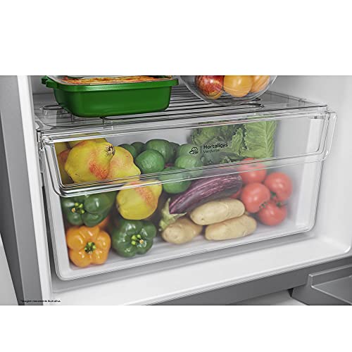 Refrigerador 410L 2 Portas Frost Free 110 Volts, Inox, Consul