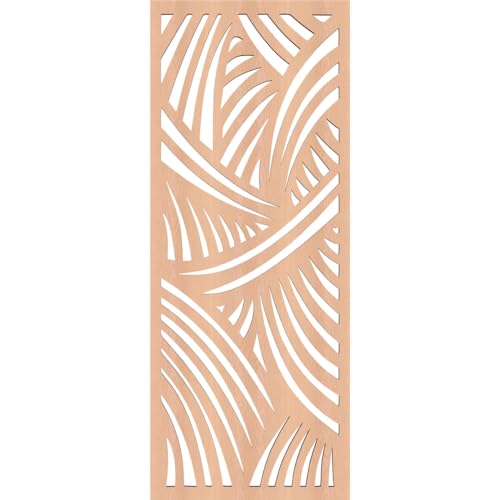 Image of 11 3 /8 inchW x 29 3 /8 inchH x 3 /8 inchT Chester Decorative Fretwork Wood Wall Panels, Alder