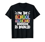 Apreciación del personal de la escuela del secretario escolar Camiseta
