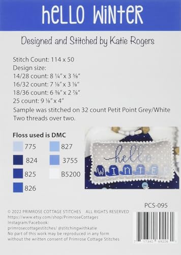 Primrose Cottage PCS-095 Hello Winter Pattern thumb #1