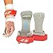 Reisport Men's Hook and Loop High Bar Grips, Medium,Red