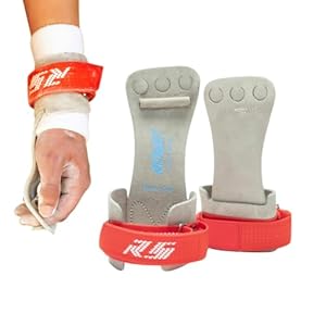 Reisport Men’s High Bar Gymnastics Grips – Durable Leather Hand Grips for Gymnastics Bars Men & Boys – Gymnastics Equipment & Accessories for Advanced Gymnasts