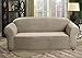 Home Maison HACT3-6-10219 110 x 70.5 in. Water Resistant Reversible Sofa & Couch Slip Cover for Kids & Pets, Taupe - Velvet Stretch