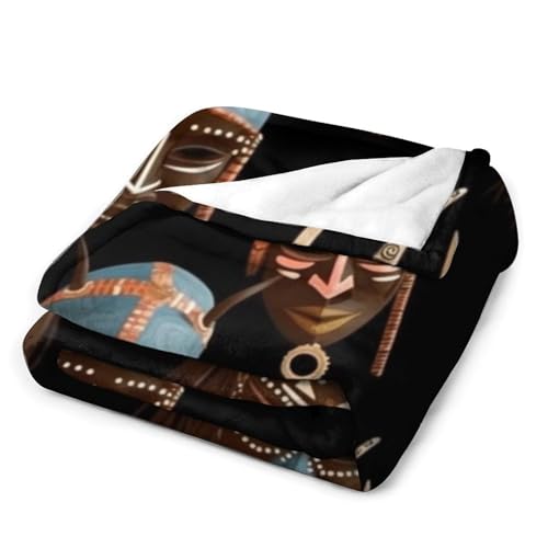 Couverture ethnique tribale en flanelle douce de qualité supérieure - 4