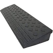 TECHTONGDA Rubber Curb Ramp, Heavy Duty 22000lbs 10 Ton Weight Capacity Loading Rubber - 35.5L10W3.7H