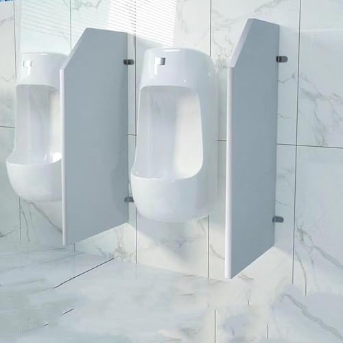 Benjiu 小便器仕切り 小便器スクリーン トイレの小便器の仕切り 壁に取り付け 小便器パーテーション 小便器のバッフル 公衆トイレ用仕切り板 トイレパーティション トイレ間仕切り 小便器プライバシースクリーン 間仕切り壁 小便器バッフル トイレ小便器パ