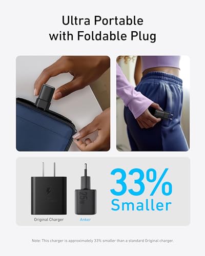 Anker Cargador USB C 25W Compacto, Carga Rápida PPS + - Imagen 4