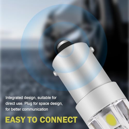 10 Bombillas LED BA9S WZP 6000K Blanco Frío 200lm miniatura 5